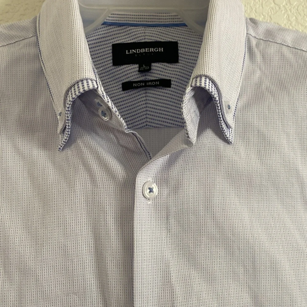 LINDBERGH Men's Long Sleeves Button-Up Shirt Size L